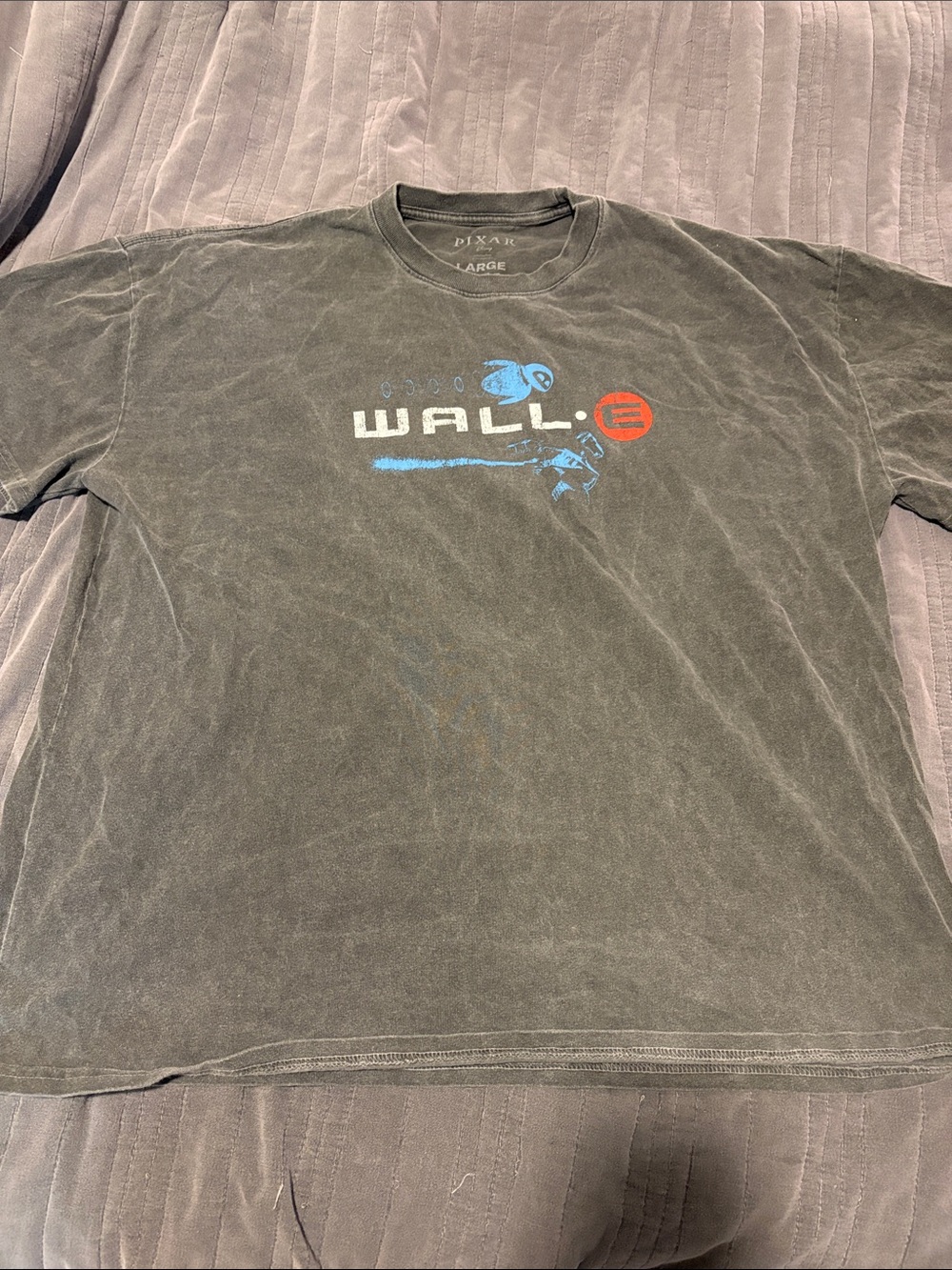 Pixar WALL·E Men's Short Sleeve Graphic Tee - Charcoal